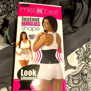 Miss Belt Waist Slimmer Black Size L/XL